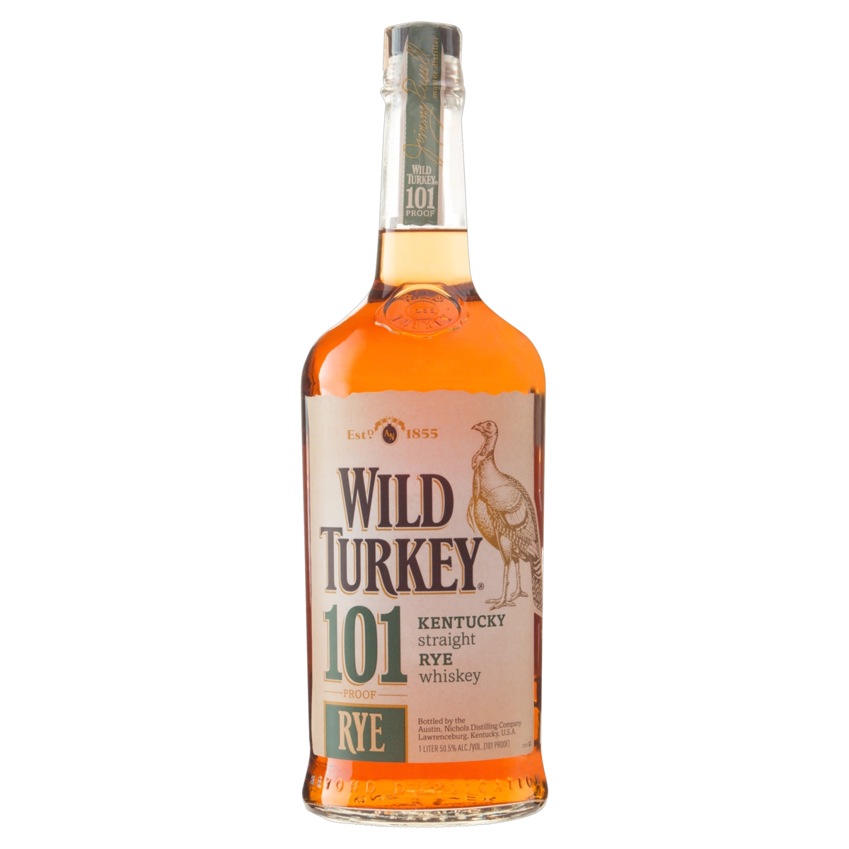 Whisky Americano Rye 101 Wild Turkey Garrafa 1l