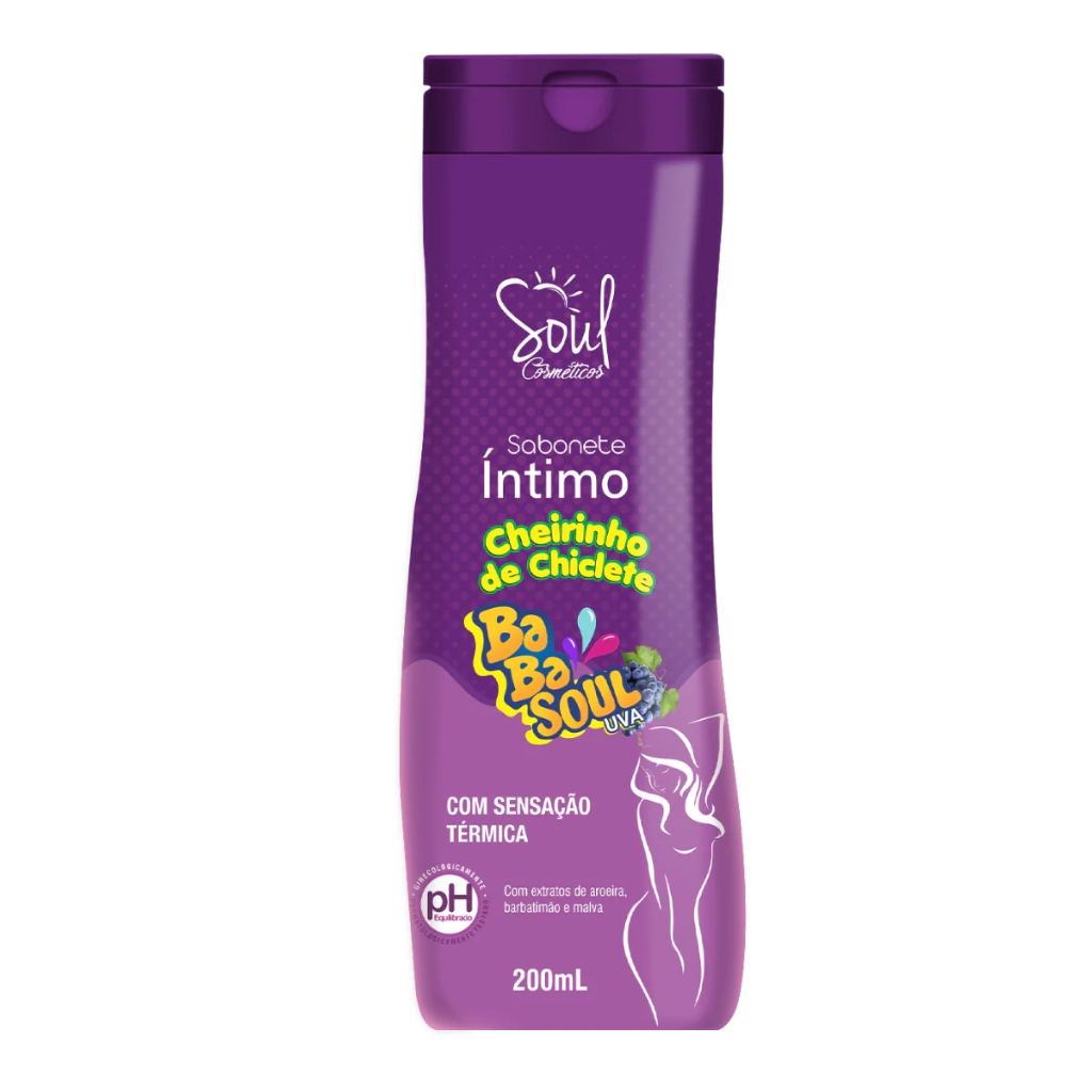 Soul Sabonete Intimo Babasoul Uva200 Ml
