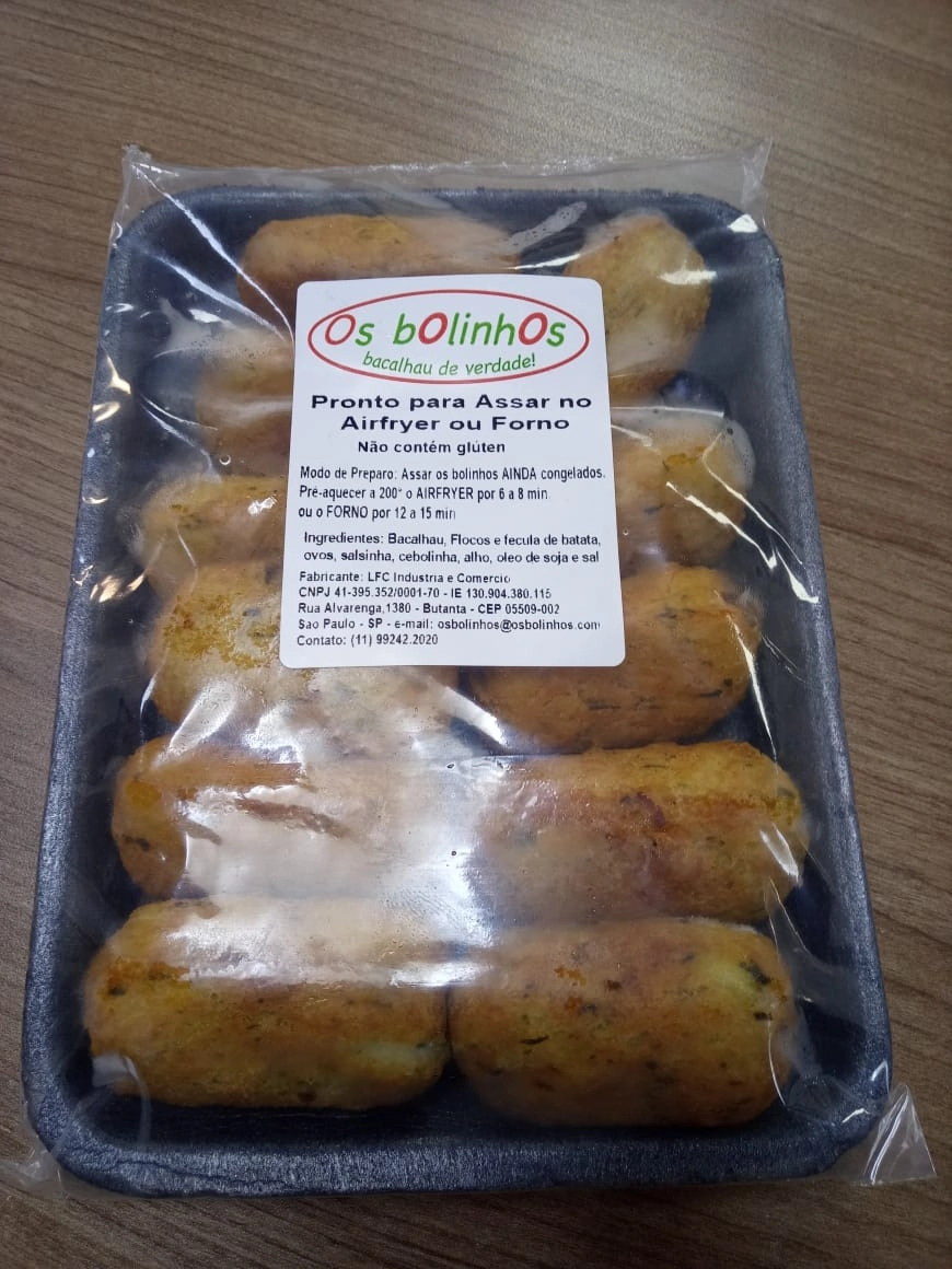 Bolinho De Bacalhau Forno Os Bolinhos 300g