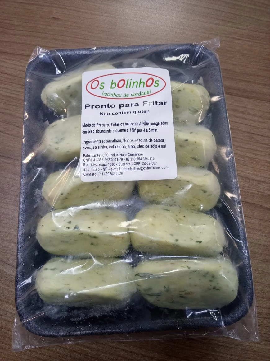 Bolinho De Bacalhau Os Bolinhos 300g