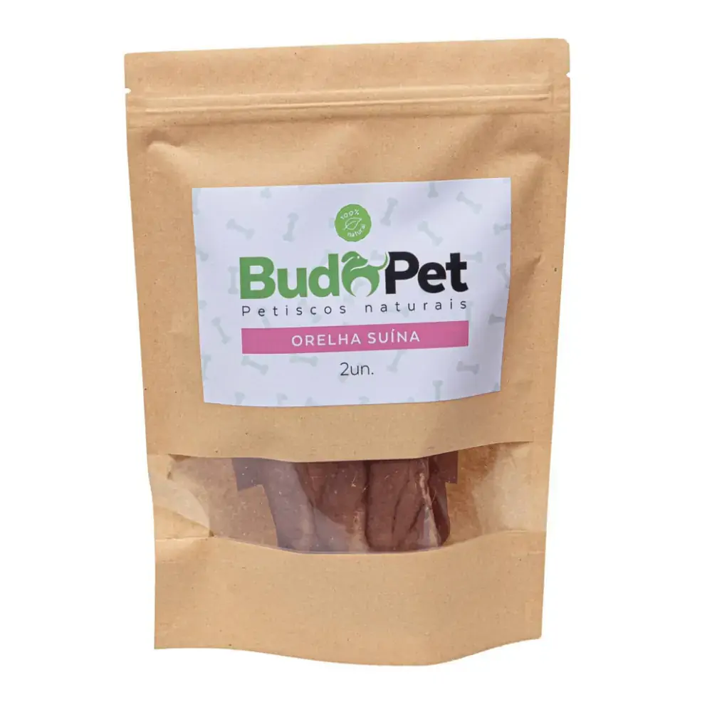 Petisco Natural Budopet P Caes Orelha Suina 2un