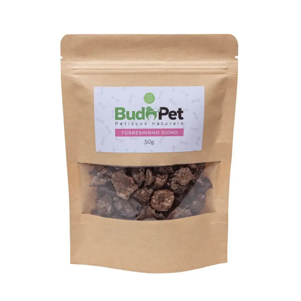Petisco Natural Budopet P Caes Snack Banana,torresminho Suino 50g