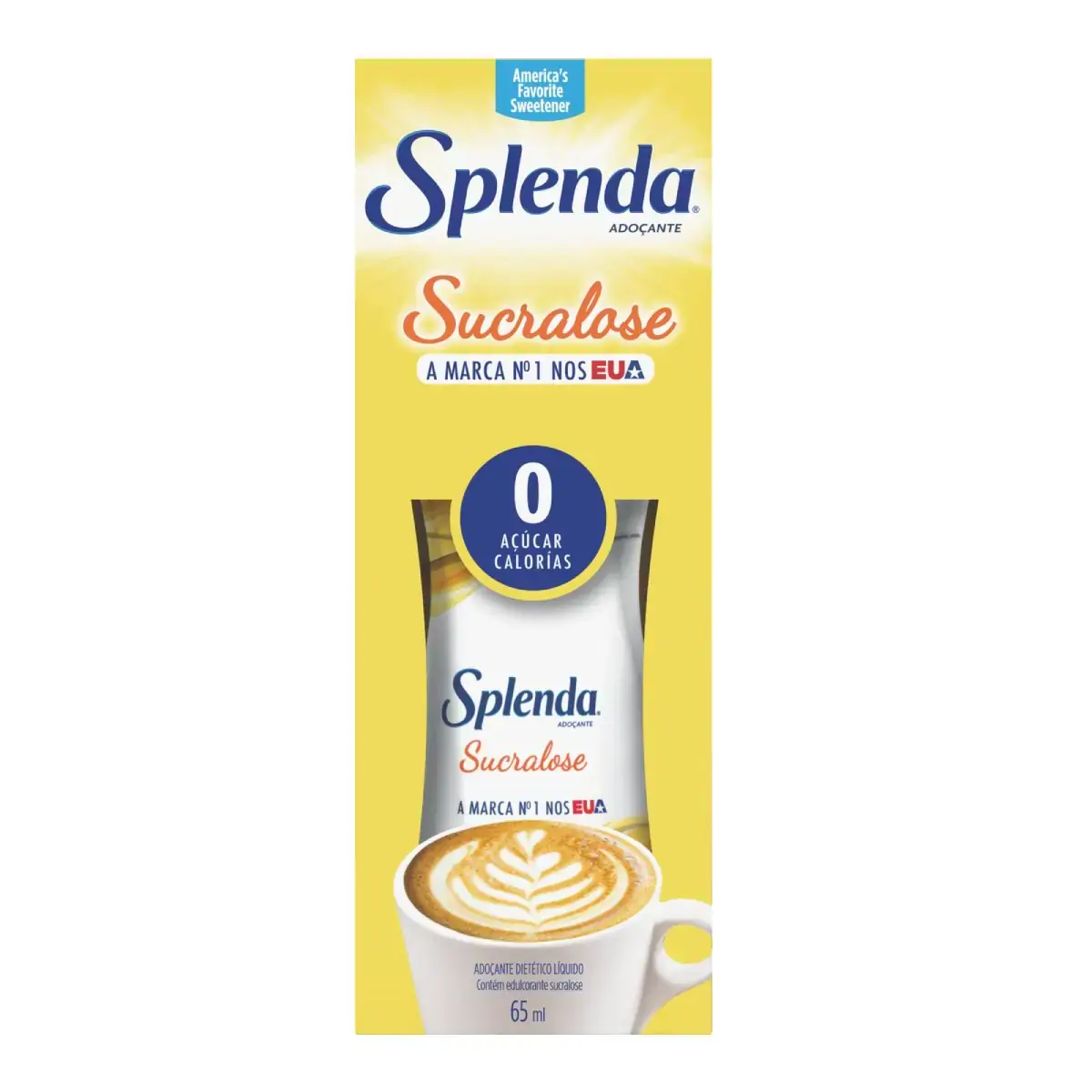 Adoçante Líquido Sucralose Splenda Caixa 65ml