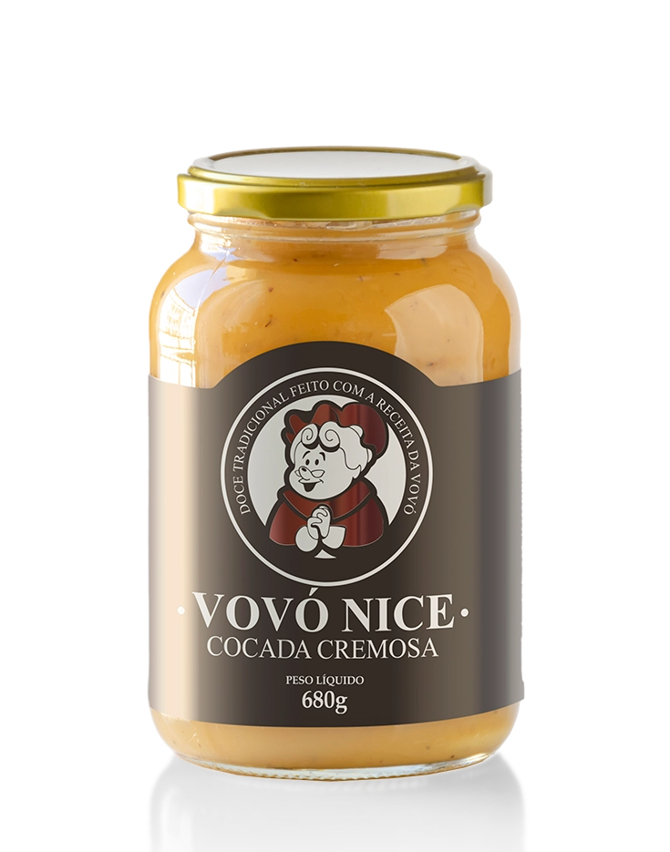 Cocada Cremosa Vovo Nice 680g