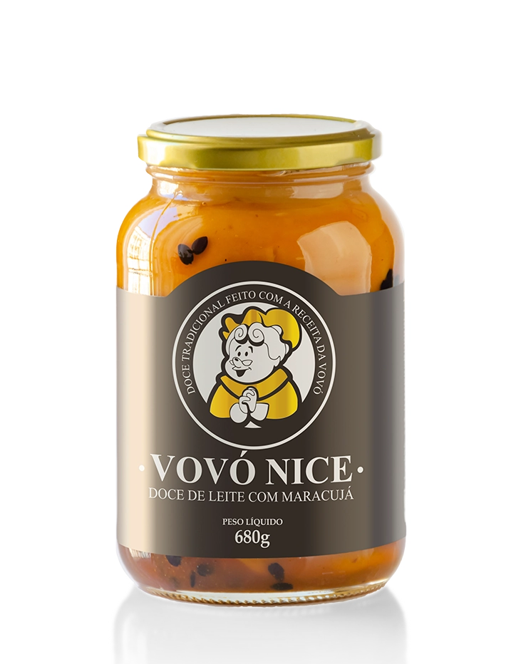 Doce De Leite Com Maracuja Vovo Nice 680g