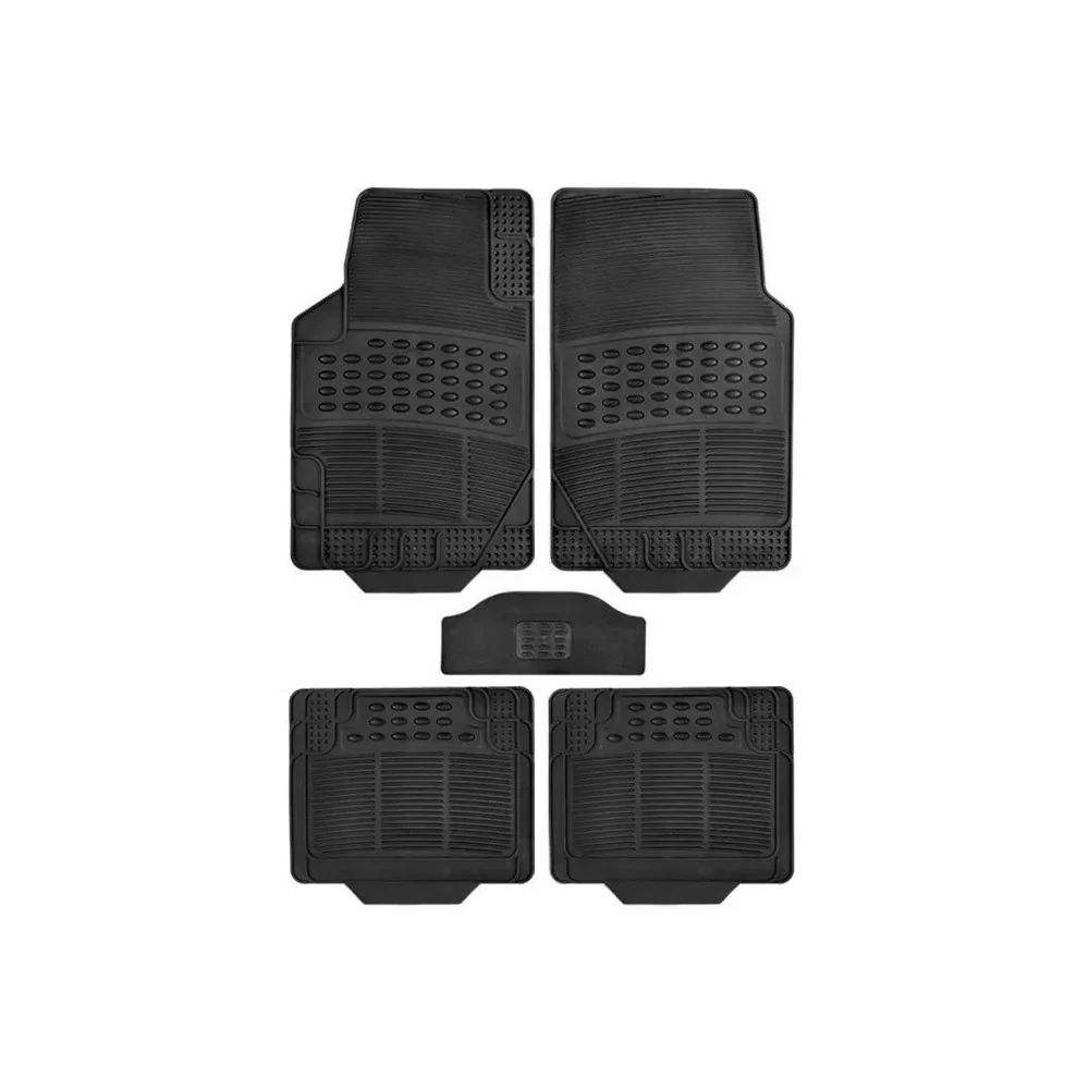 Jogo de Tapete FORD ECOSPORT/FIESTA Preto 4 Peças com Túnel Acoplado - UNICOL 3710145