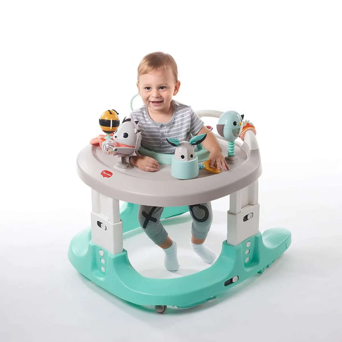 Andador e Centro de Atividades Here I Grow Magical Tales 4 em 1 Branco e Azul - Tiny Love