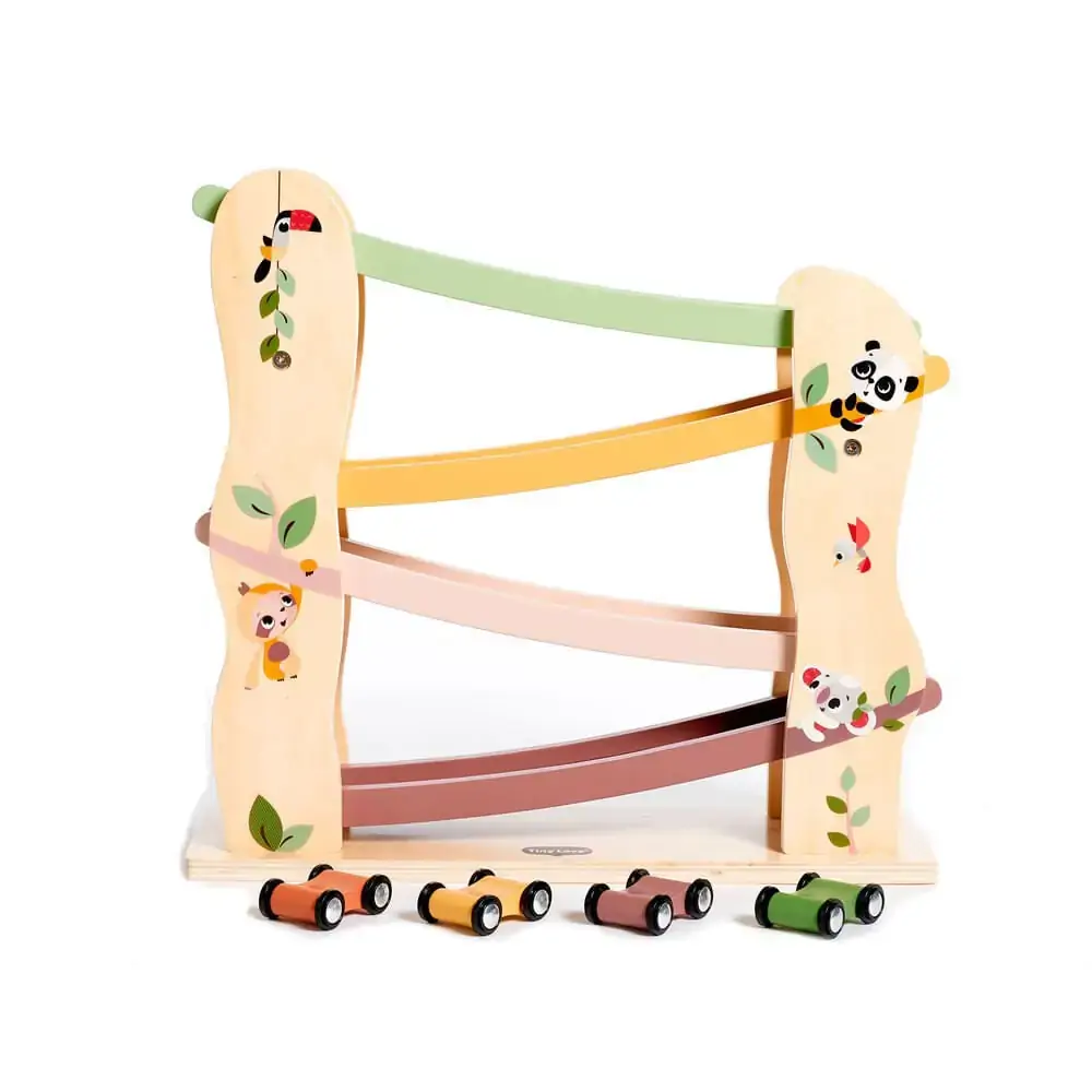 Pista de Carrinhos Brinquedo Infantil Madeira Boho Tiny Love