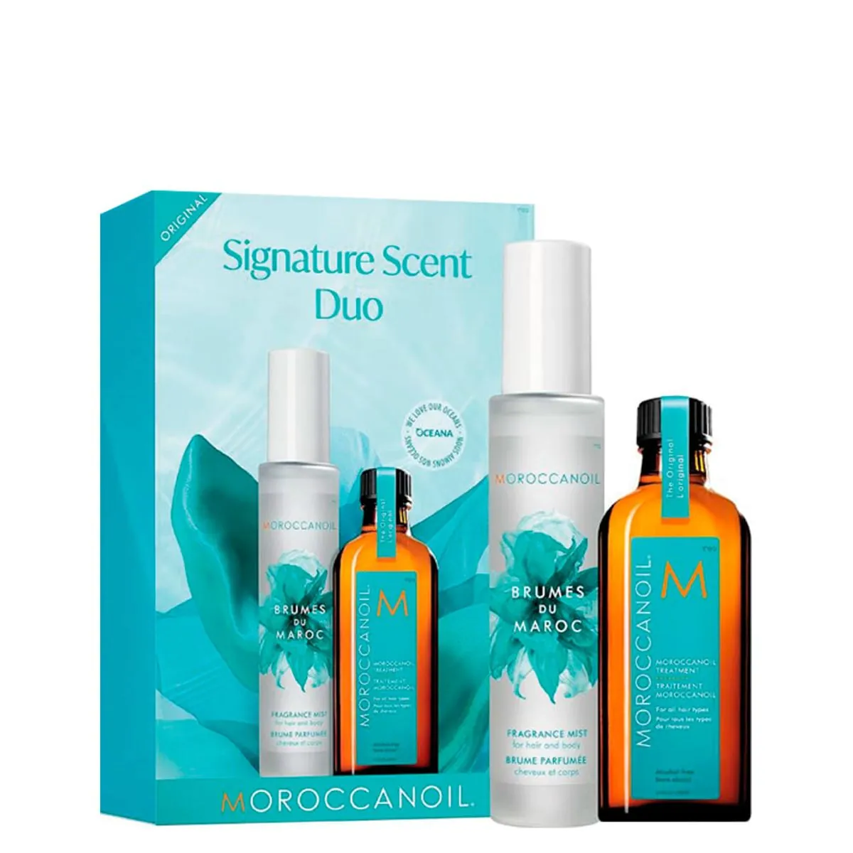 Kit Moroccanoil Signature Scent Duo Bruma 100ml + Óleo 100ml