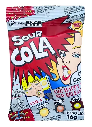 Happy Time Sour Cola Com 30
