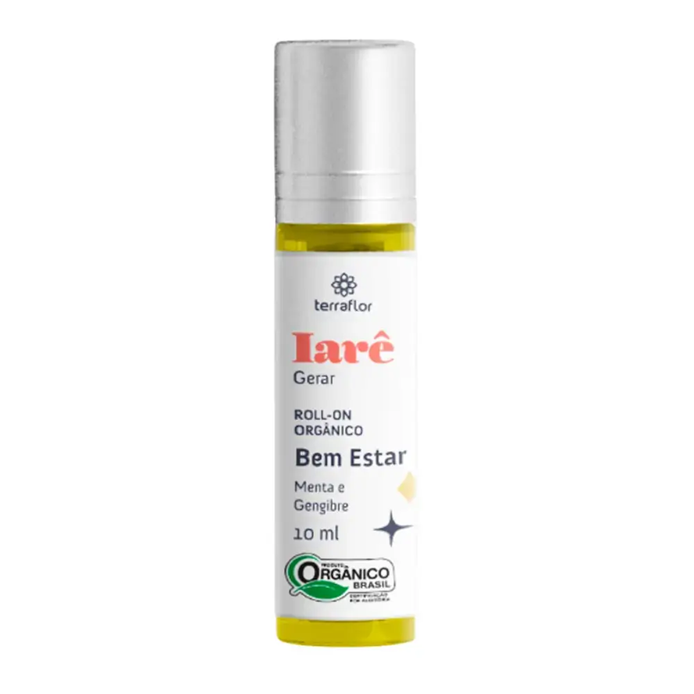 Roll-on Bem Estar Gestante para Náusea de Menta e Gengibre Orgânico Iarê 10ml - Terraflor - Roll-on