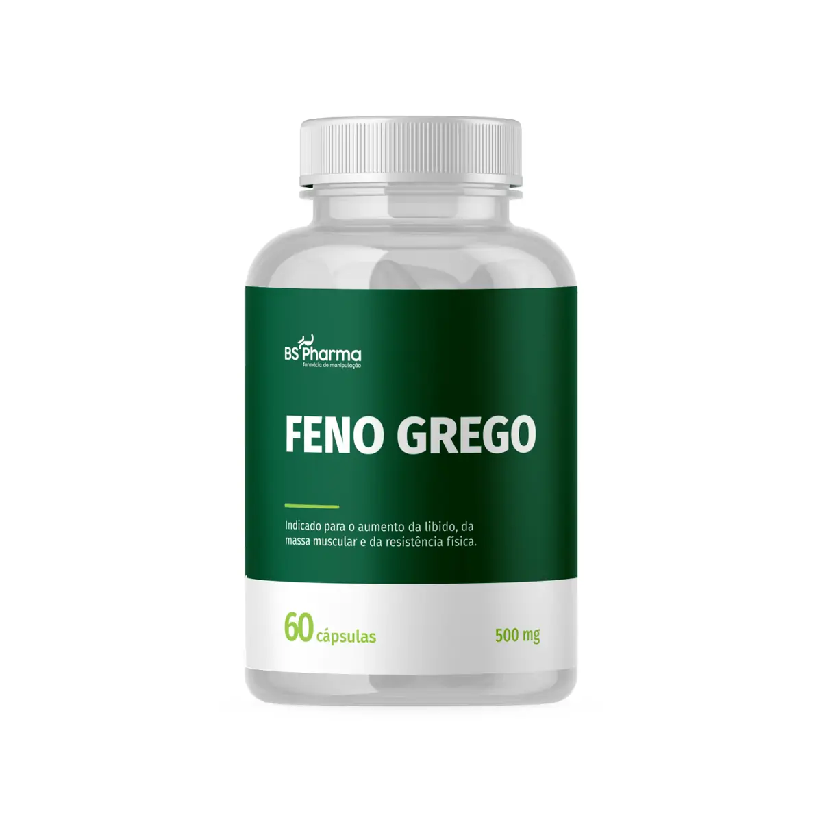 Feno grego 500 mg 60 Cápsulas BS Pharma