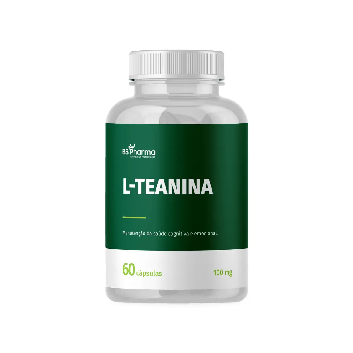 L Teanina 100 mg 60 cápsulas BS Pharma