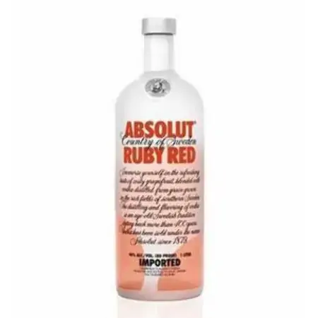 Absolut Ruby Red Garrafa 1l
