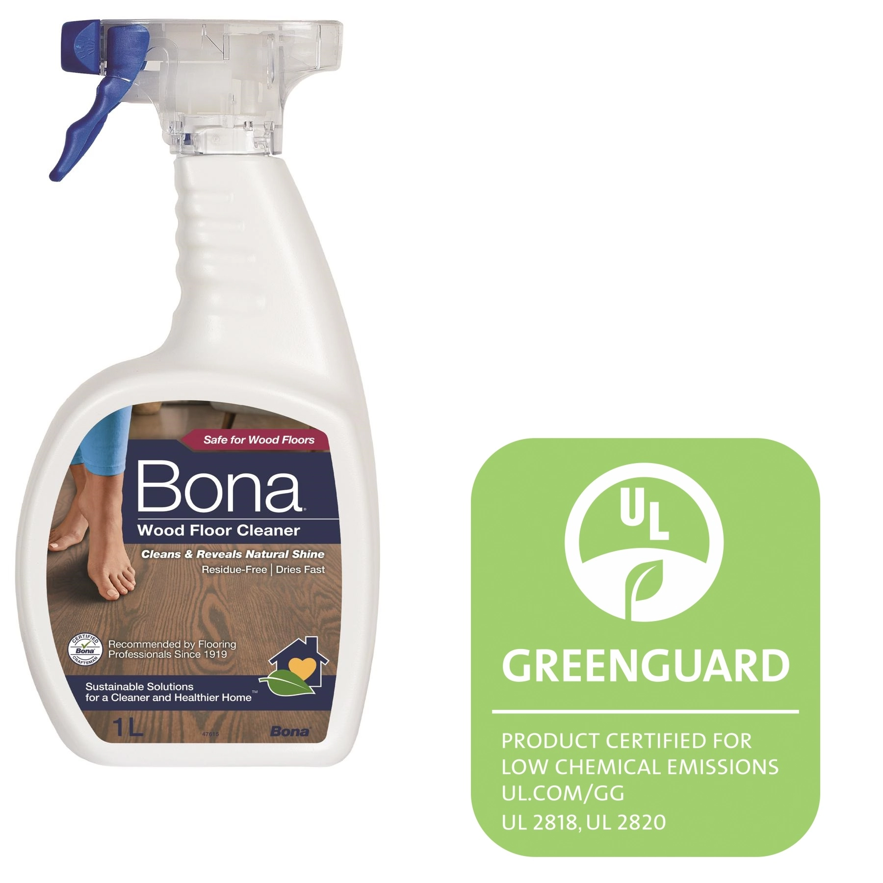 Limpa Piso Madeira Spray 1l Bona