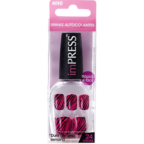 Unhas Postiças First Kiss Autocolantes Impress Lil Drumr Girl