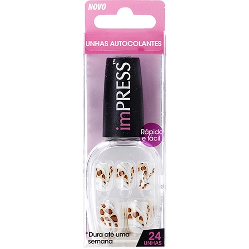 Unhas Postiças First Kiss Autocolantes Impress Love Bites