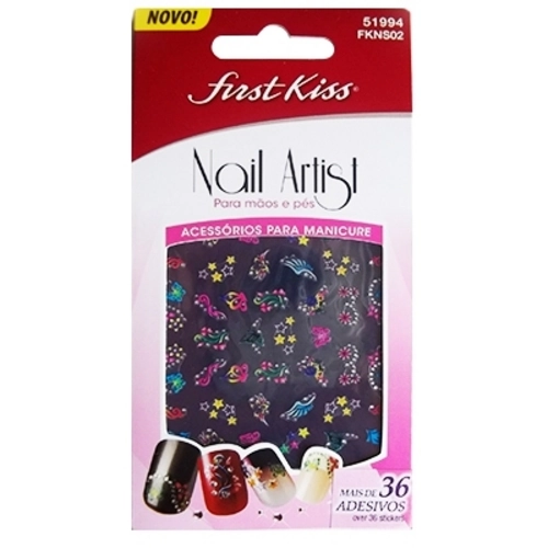 Adesivos Para Unhas Nail Artist 51994 Fkns02 First Kiss