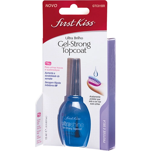 First Kiss R Gtco1br Ultra Brilho Gel Strong