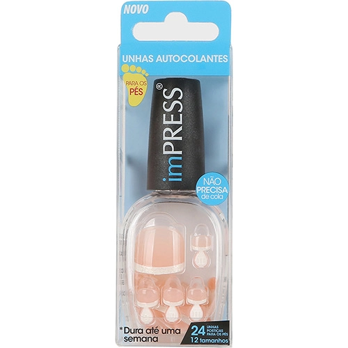 Unhas Postiças First Kiss Para Pés Autocolantes Impress On Location