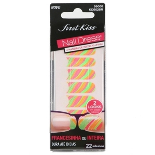 Adesivos Para Unhas Nail Dress 2 Looks Bolero 59000 Kde02br First Kiss