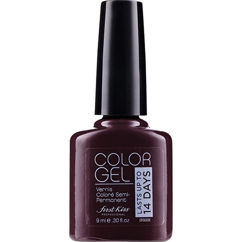 Esmalte Em Gel First Kiss Everlasting Merlot Cremoso Roxo Jabuticaba