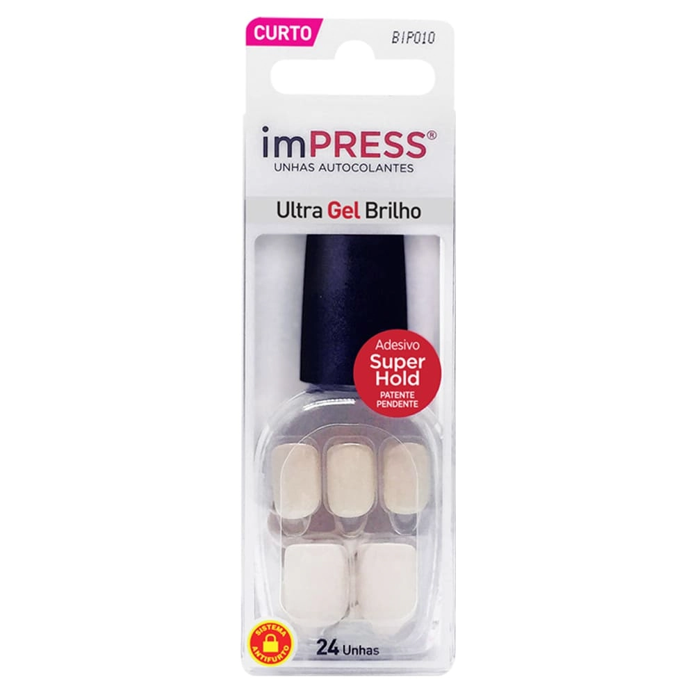 Unhas Postiças First Kiss Autocolantes Impress Color Me
