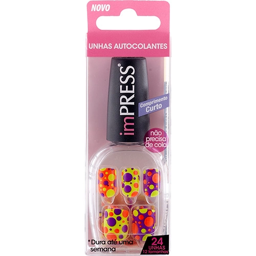 Unhas Postiças First Kiss Autocolantes Impress Call Me