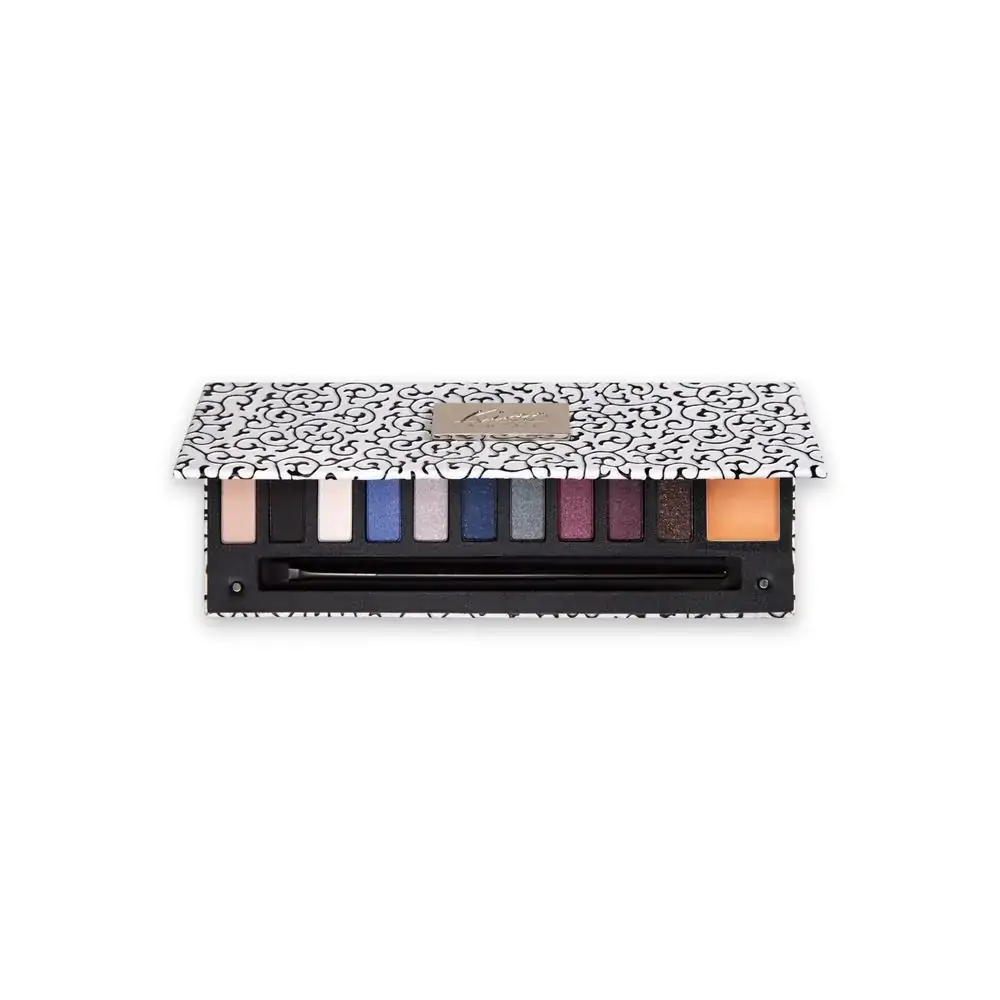 Sombra Kiss Black Lace C/10 Cores E Pincel