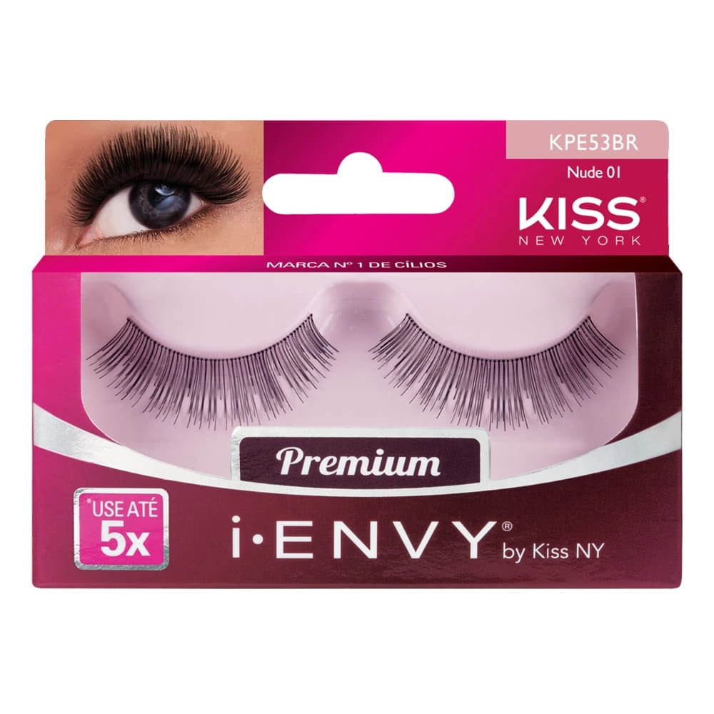 Cilios Posticos Feminino 01 Preto I Envy By Kiss