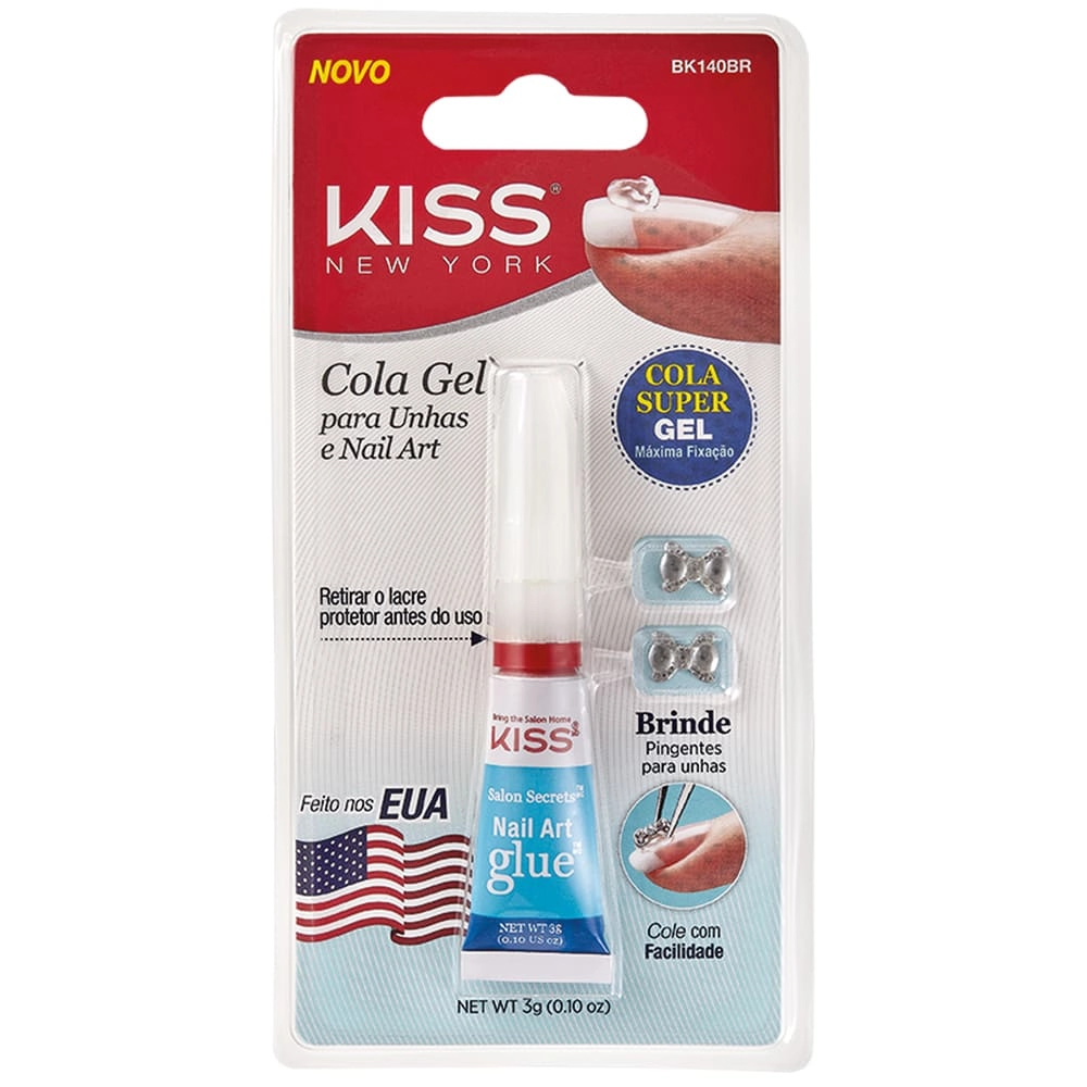 Kiss Ny Cola Gel Unha E Nail Art