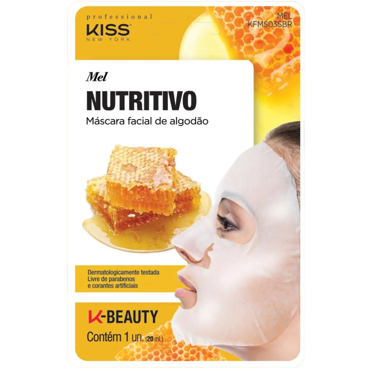 Máscara Facial Kiss Mel KFMS03SBR