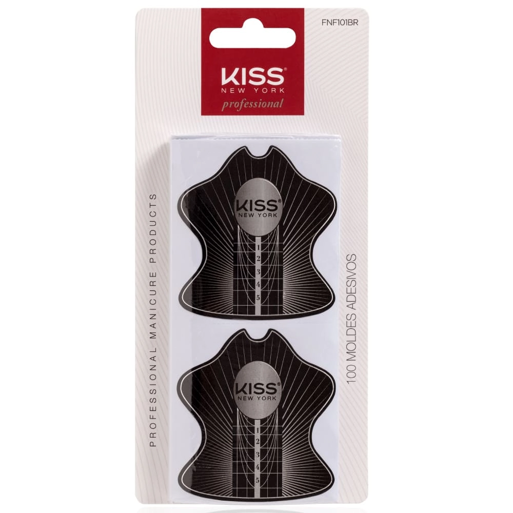 Kiss Ny Pro 100 Molde Adesivos Unhas