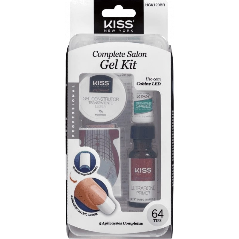 Kiss Prof R.hgk120br Kit Gel P/iniciantes