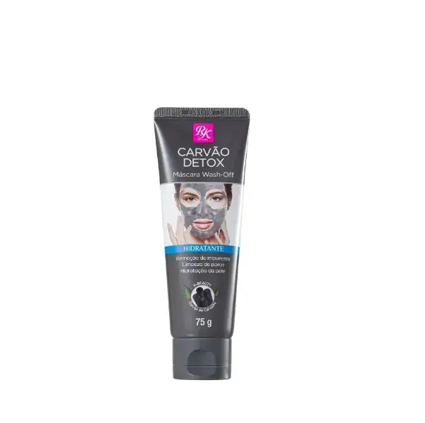 Kiss New York RK by Kiss Charcoal Wash-Off - Máscara Facial 75g