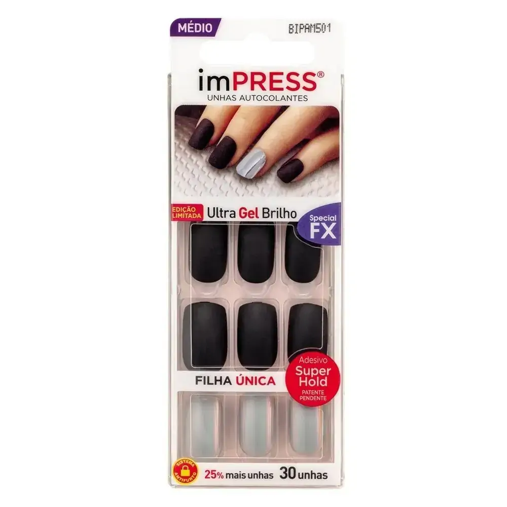 Kiss Unhas Aut M R.bipam501br Imp Fx Stronger