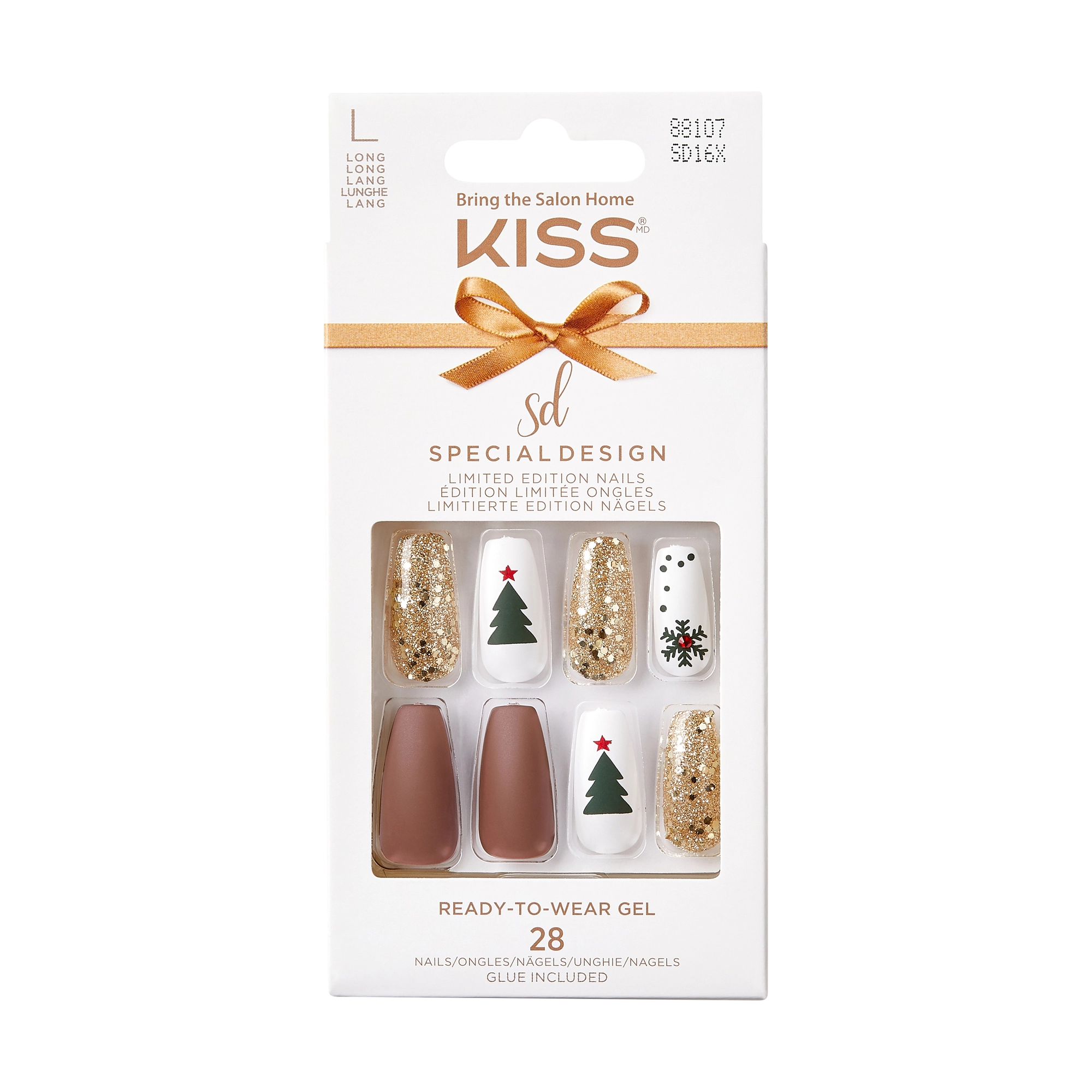 Unhas Posticas Kiss New York North Pole 1un