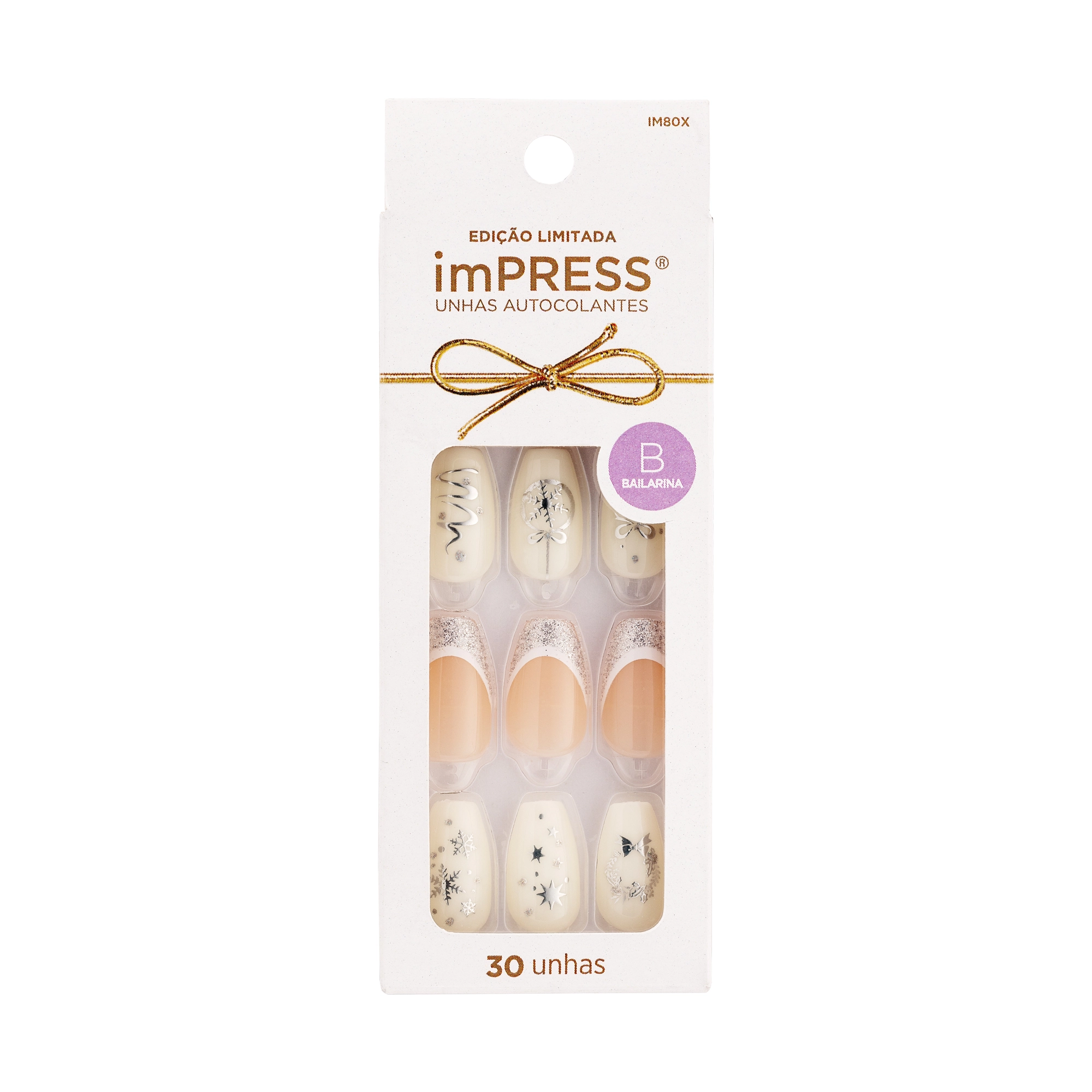 Unhas Posticas Kiss Kit Impress Celebration 1un