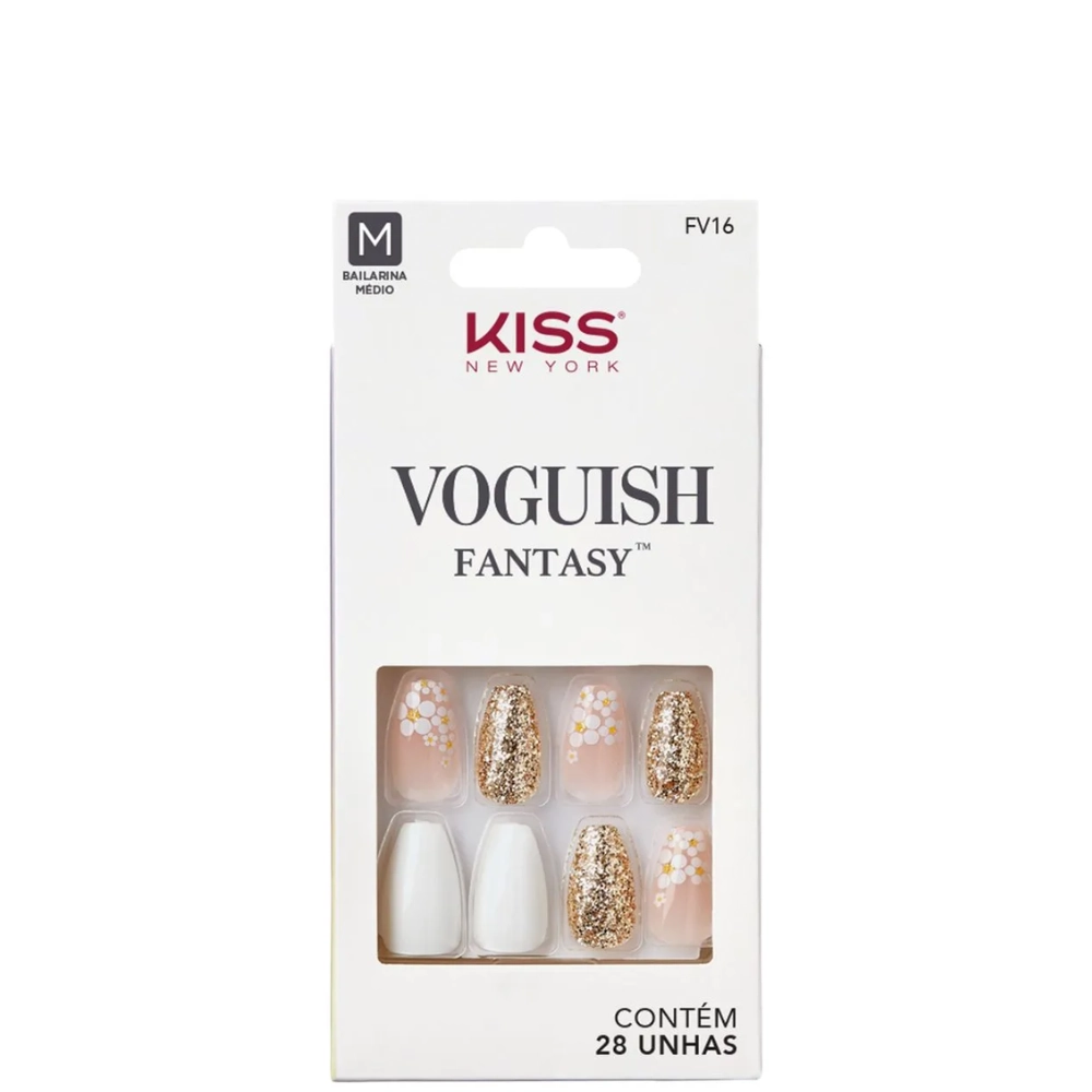 Unhas Posticas Kiss Voguish Fantasy Beach Vibes 1un