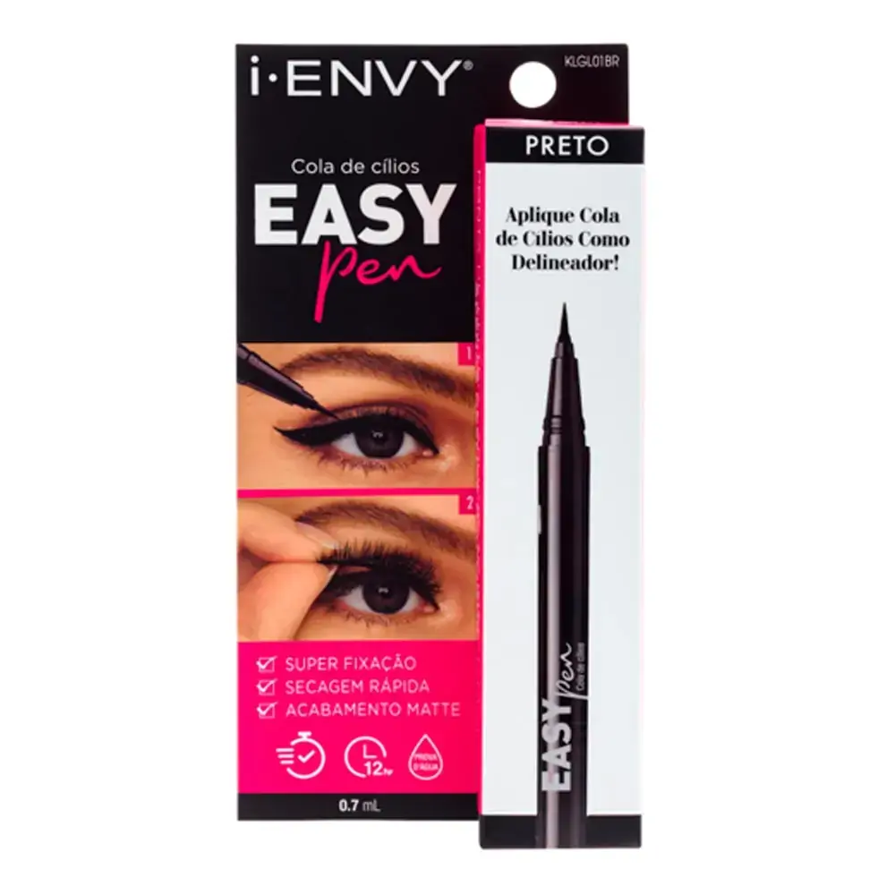 Kiss I Envy Cola De Cilios Easy Pen Preto