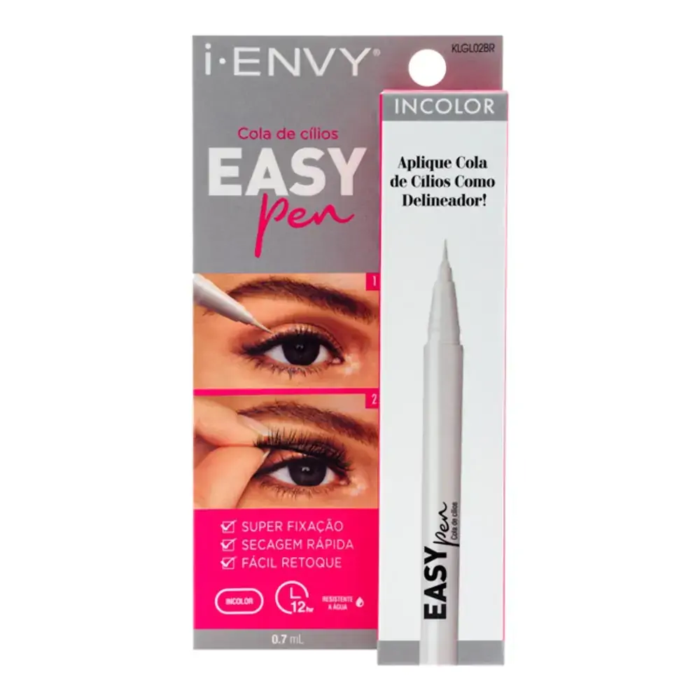 Cola De Cilios Easy Pen Kiss Ny I-Envy Incolor 0,7mL 12hr