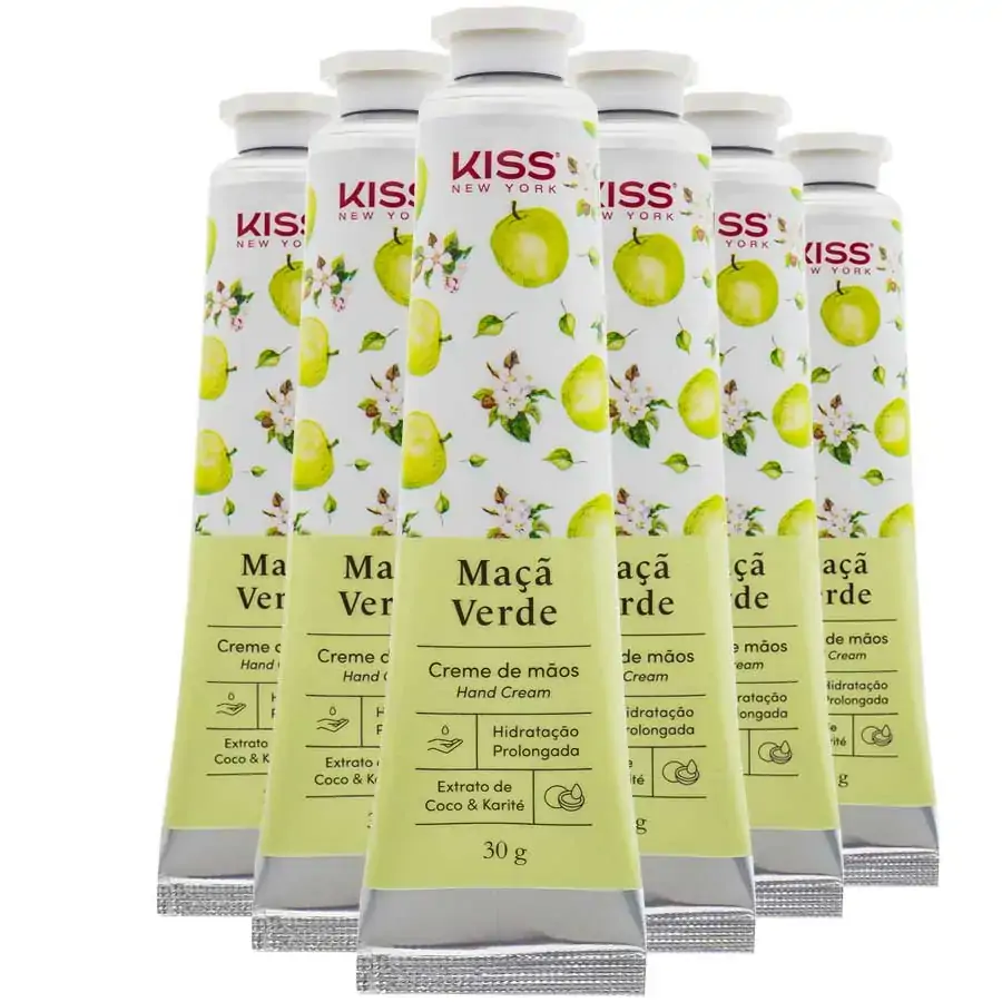 Kiss Creme De Maos Maca Verde R.kcm05br