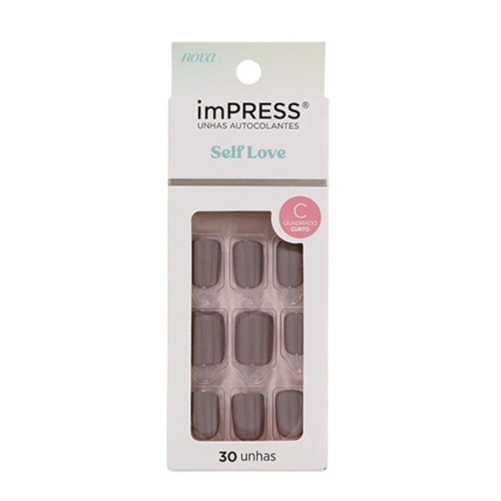 Kiss Unhas Impress Sl R.imc01b Short Extra