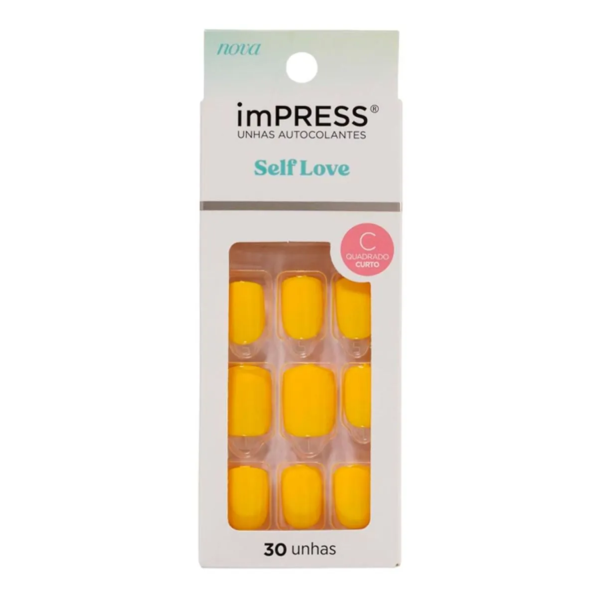 Kiss Unhas Impress Sl R.imc02b Short Caution