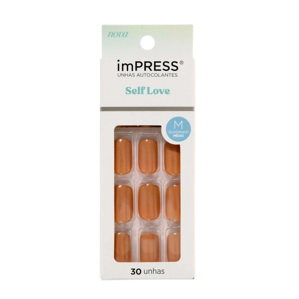 Kiss Unhas Impress Sl R.imc08b Medium Hashtag