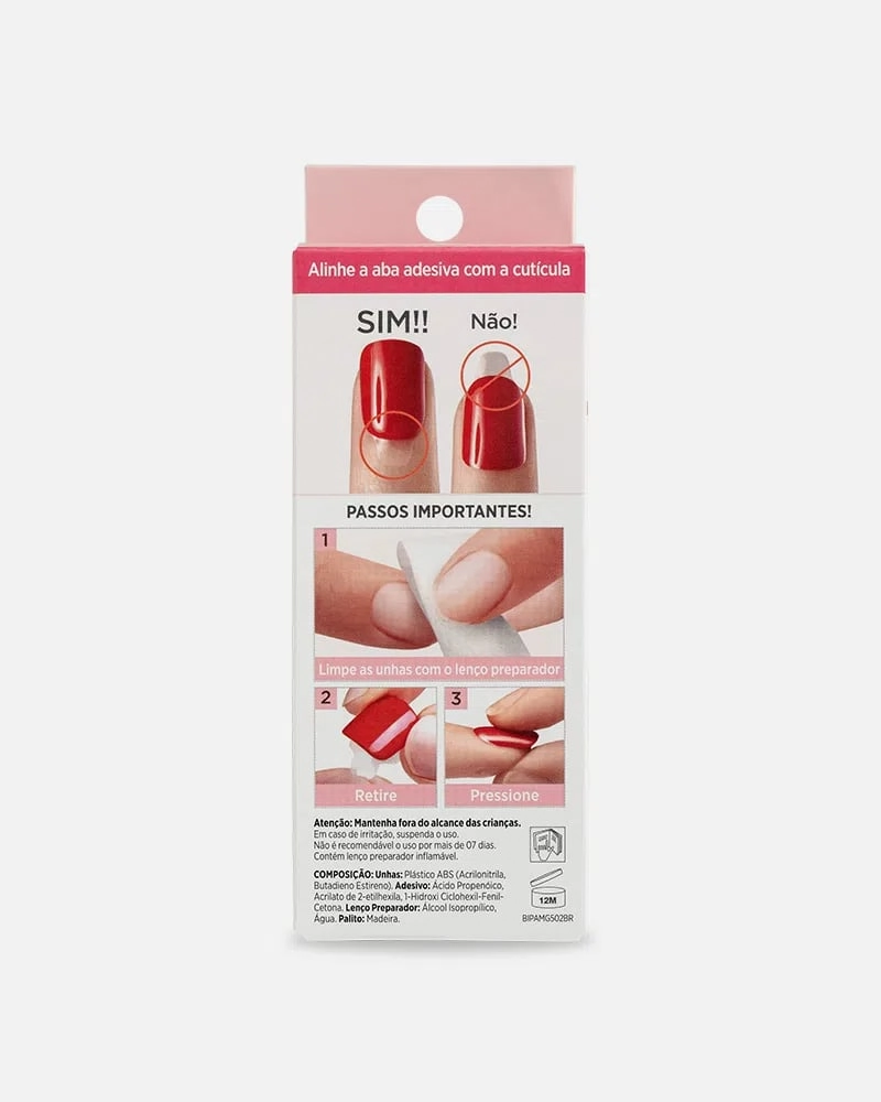 Kiss Unhas Impress Ny Bailarina R.bipam522br Danty