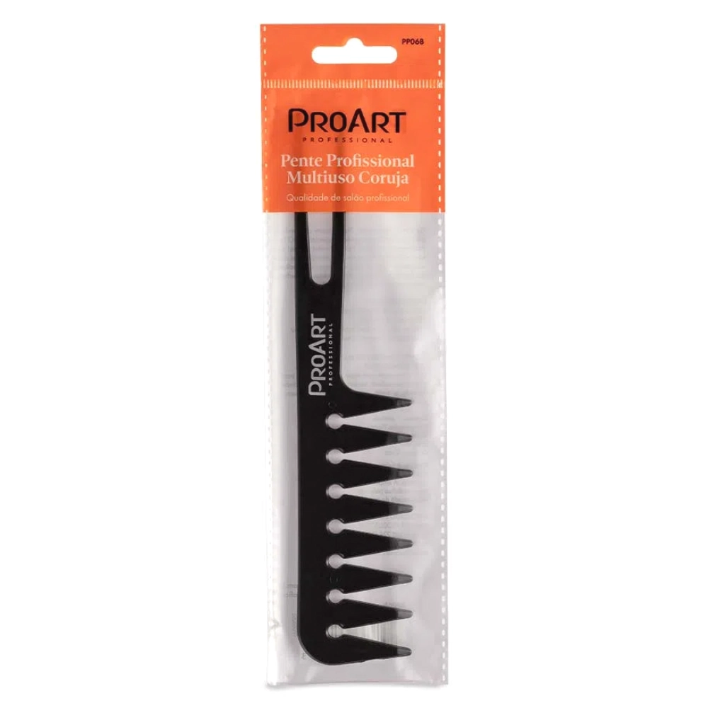 Pente P/cabelo Proart Profissional Tri Multiuso Coruja 1un 1un