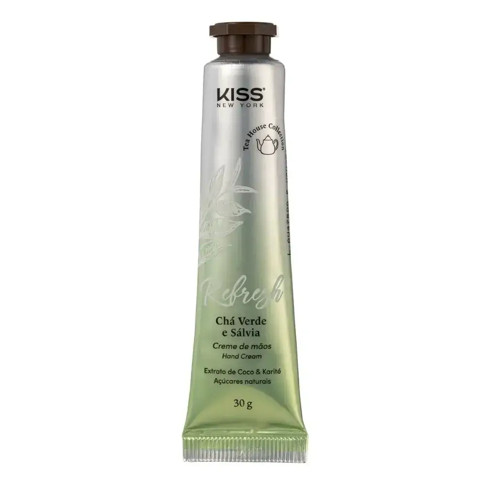 Kiss Creme De Maos Cha Verde E Salvia R.cmc04b