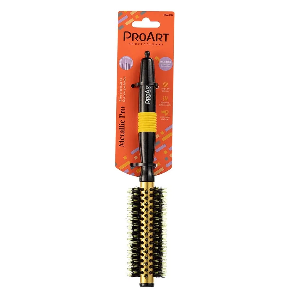 Escova De Cabelo Proart Metallic Pro Amare 15mm 1un