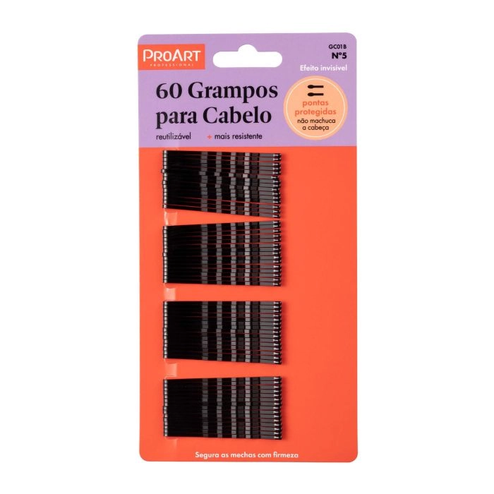 Grampo P/cabelo Proart N5 60un